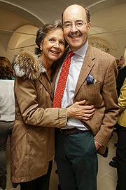 Fritz von Thurn und Taxis mit Frau bei der METAMORPHOSES Contemporary Art Show Ausstellungseröffnung (Fotos: Brauer Photos für Pörnbach Contemporary)